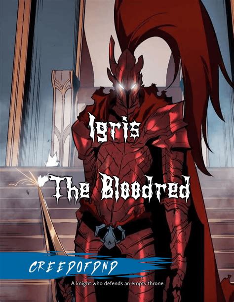 Igris the Bloodred 5e Stats (Solo Leveling Anime) : r/dndmonsters