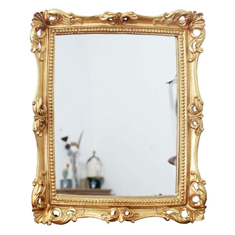 Funly Mee Vintage 24 X 28 Cm Decorative Mirror Square | Desertcart INDIA