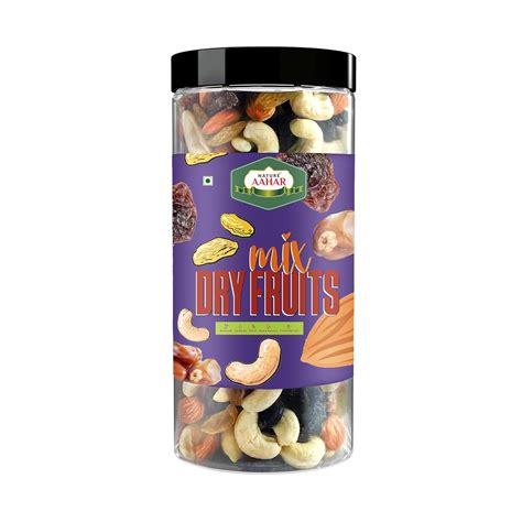 NATUREAAHAR Premium International Healthy Nutmix 500g, Dried Almonds ...