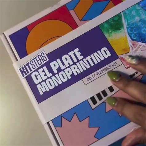 DIY Gel Plate Monoprinting Kit | Unique DIY Art Kit | Kitsters