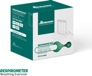 Romsons Respirometer Deep Breathing and Lung Exerciser Lung Exerciser ...
