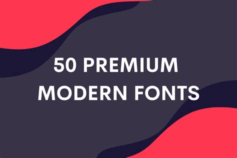 Modern Fonts