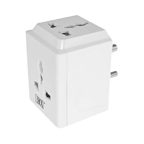 MX 3-Pin Universal Travel Adapter | Multi-Plug Socket for 2-Pin & 3-Pin ...
