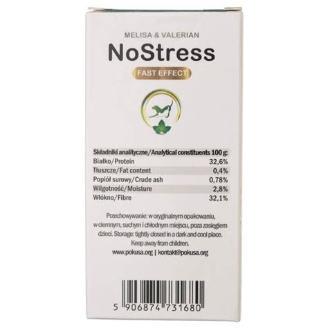 Pokusa GreenLine NoStress tabletki uspokajające - 60 tabletek