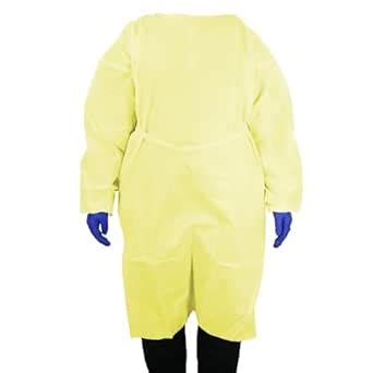 HCS Isolation Gowns - SMS, AAMI Level 2 - Large with Tape Neck & Waist ...