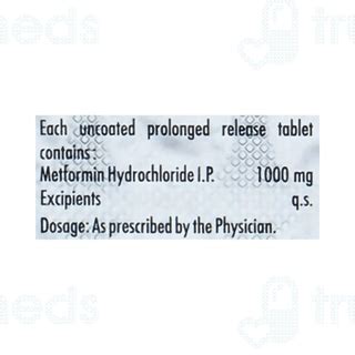 Abomet 1000 mg Tablet SR - Uses, Side Effects, Dosage, Price | Truemeds