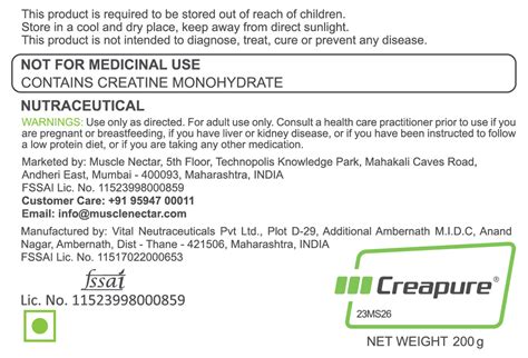 Creatine Monohydrate, Made With Creapure®