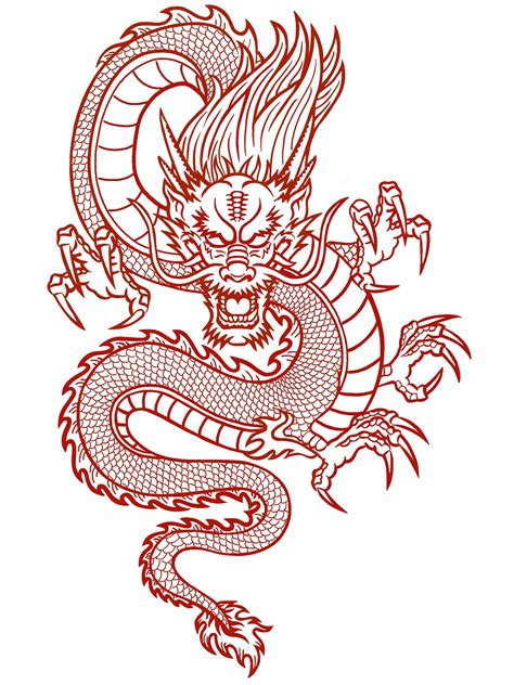 dragon drawing tattoo