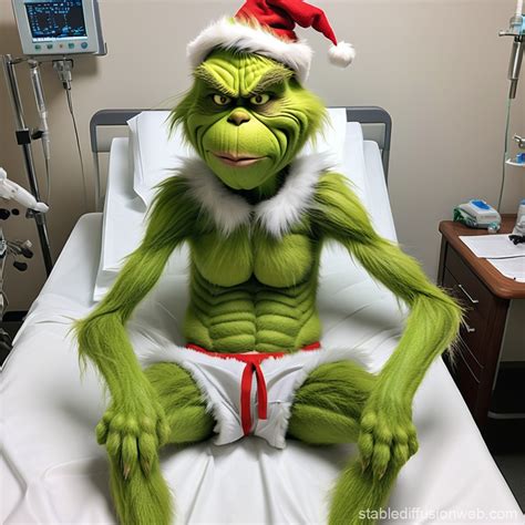 Grinch's Knee Surgery Prep | Stable Diffusion Online