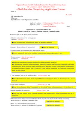 Fillable Online meti go Site Location in Japan Application Forms - meti ...