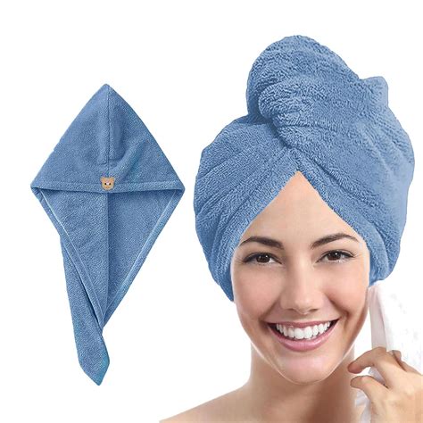 MAXOSHINE Hair Towel Wrap for Women-Quick Drying Microfiber Towel for ...