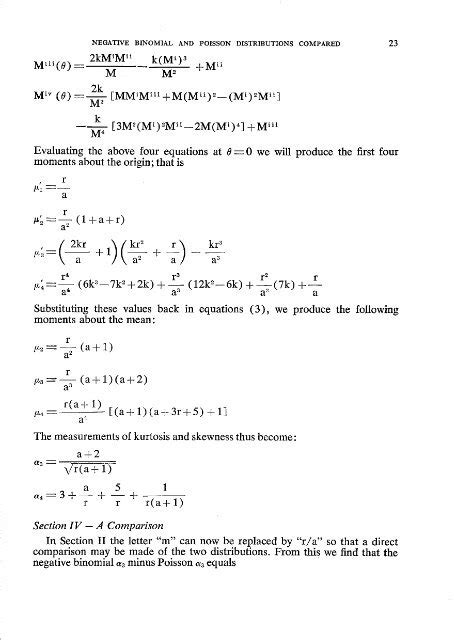Image result for Frequency Distribution Poisson Binomial Negative Binomial
