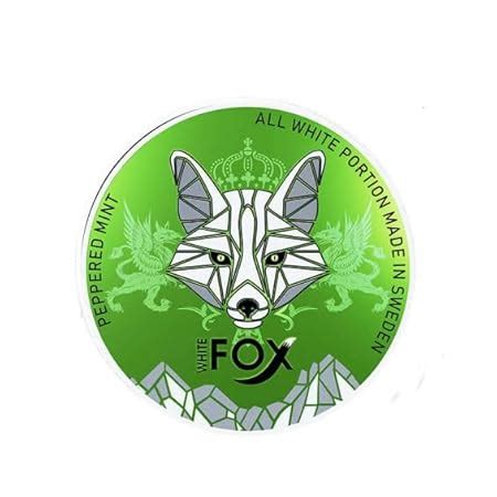 Buy WHITE FOX Nicotine Pouches, Tobacco-Free, Slim, Discreet & Rapid ...