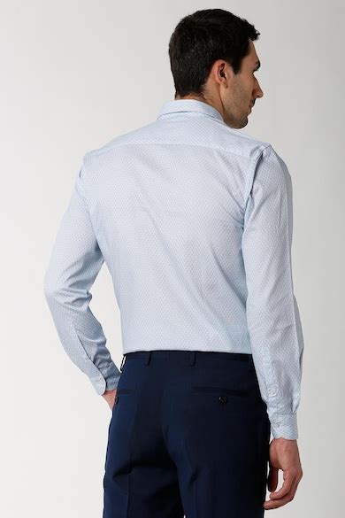 Buy Men Blue Regular Fit Full Sleeves Formal Shirt Online - 352534 ...