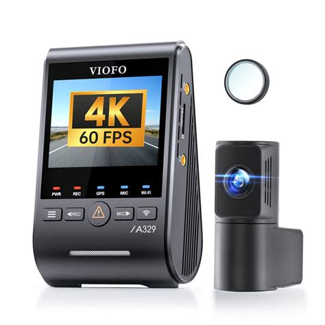 VIOFO A329S 2CH 4K 60FPS+2K HDR Dash Cam with Sony STARVIS 2 Sensor, B ...