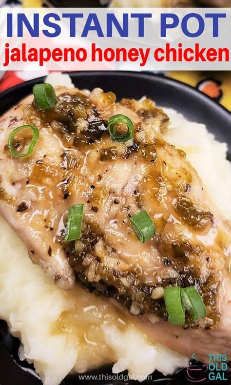 Pressure Cooker Jalapeno Honey Chicken is bursting with sweet pickled ...