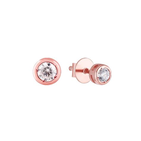 GIVA Rose Gold Dreamy Crush Earrings (Sterling Silver) | Delicate Studs ...