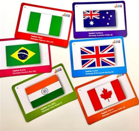 Buy World Countries Flashcards | World Country Flags Flash Cards for ...