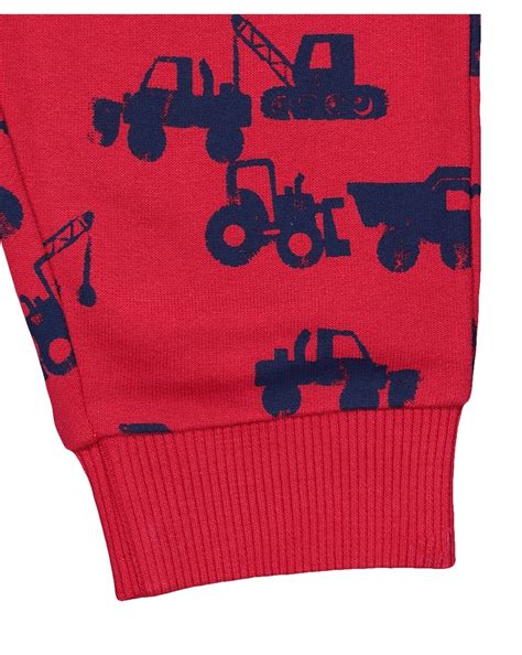 Buy Boys Joggers Tractor Print - Pack Of 2 - Red Grey Online at Best ...