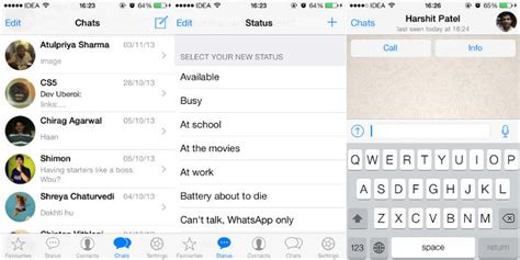 WhatsApp for iOS Updated with the Flat Interface and More Features