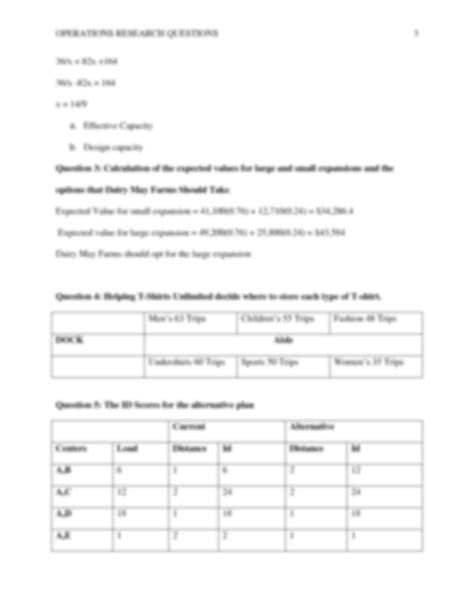 Operational Research Question 的图像结果