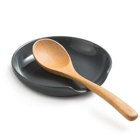 Amazon.com: Miamolo Porcelain Spoon Rest with Drip Tray for Multiple ...