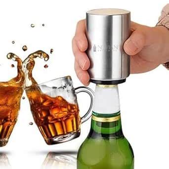 NEWLAND DRINKWARE- Push Down Bottle Opener,Automatic Beer/Soda Opener ...