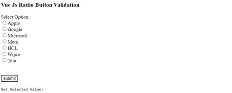 Image result for Radio Button Validation in JavaScript