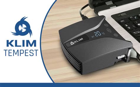 KLIM Tempest - Laptop Cooler with Vacuum Fan - New - Innovative Design ...