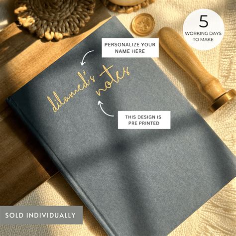 Personalized - Hardbound Book - Blue - Notes - Lemonade - Hardbound ...