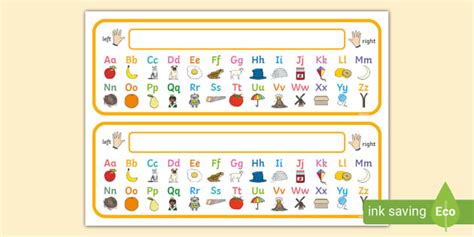 Alphabet Table With Pictures | Letter Formation - Twinkl