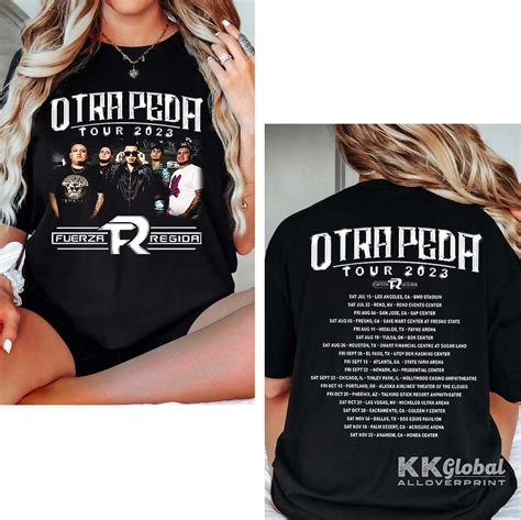 Fuerza Regida Otra Peda Tour 2023 Shirt, Fuerza Regida Fan Shirt ...