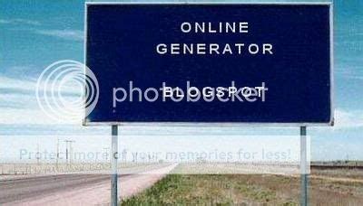 Online Generators: Custom Road Sign