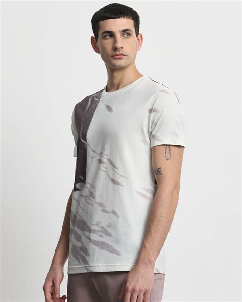 Shop Mens Printed T-Shirts - Flat 50% OFF on Graphic T-Shirts