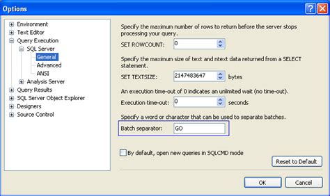 Image result for SQL Database Scripting Script Batch Terminator