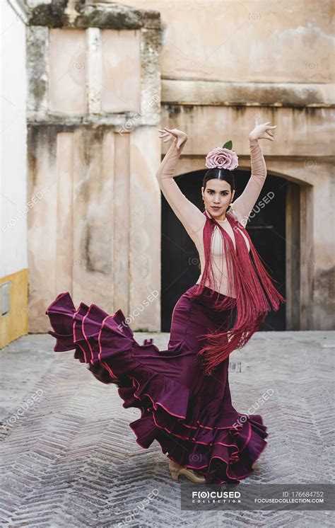 Traditional Flamenco Dancer Costume