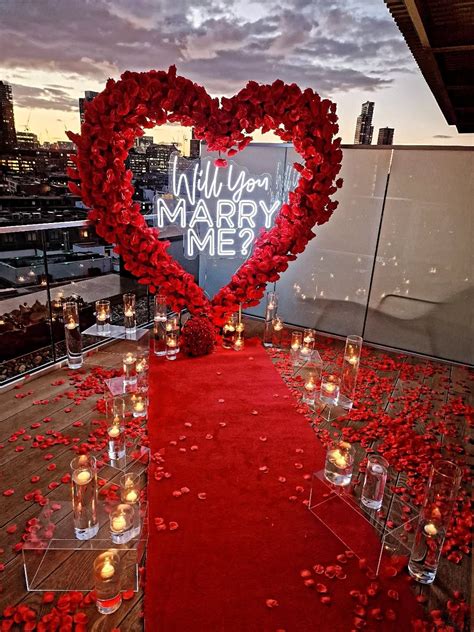 Elevate your romantic gesture with our exclusive Dream Proposal package ...