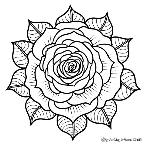 Mandala Flower Coloring Pages - Free & Printable! - Worksheets Library