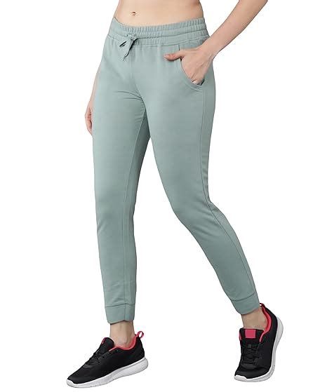 Alan Jones Clothing Women's Slim Fit Cotton Blend Mid Rise Trackpants ...
