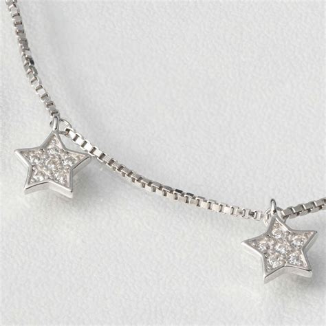 Minimilistic silver plated Star bracelet - Le Diora
