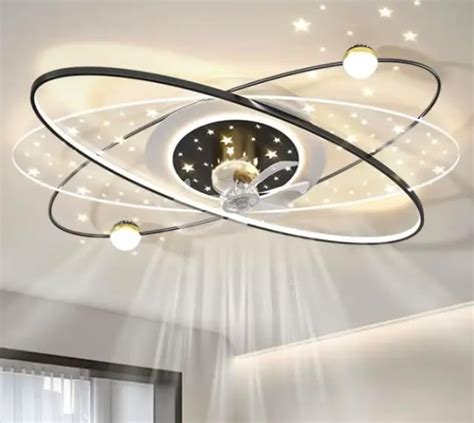 Smartway®-172 Watt Faro Fan Chandelier for Ceiling Modern, Hall, Smart ...