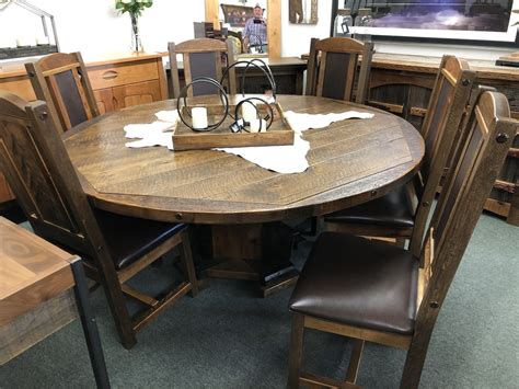 Yellowstone Yellowstone Dutton 72"Round Dining Table - Big Bear Furniture