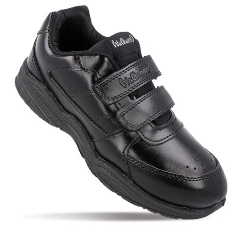 Buy Walkaroo Kids School Shoes 570 Black Online at Best Price in India ...
