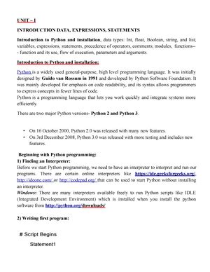 Python ELAB - 35 programs - Question description Binita was travelling ...