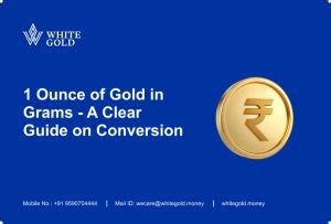 1 Ounce Gold in Grams: Conversion Guide