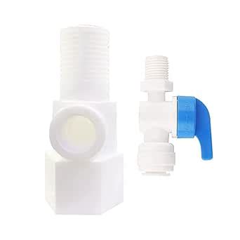 Filox Inlet Valve Nipple 1/4 Size piping Ro inlet valve set with Brass ...