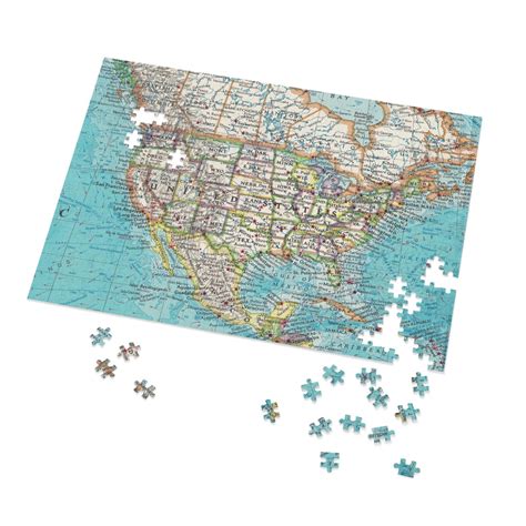 United States Map Puzzle United States Puzzle for Adults United States ...