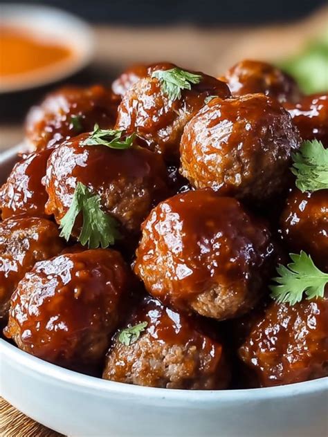 Honey BBQ Crockpot Meatballs