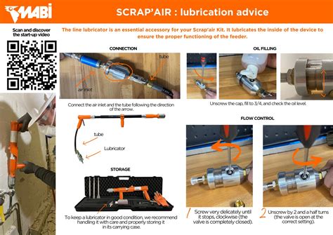 Start-up and maintenance tips for Scrap'Air pneumatic scrapers