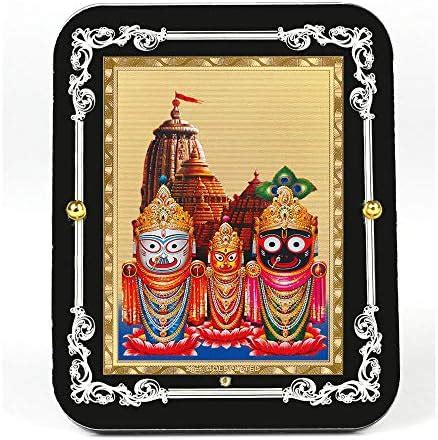 Hare Krishna Food for Soul Jagannath Ji Metal Car Pooja Stand and Idol ...